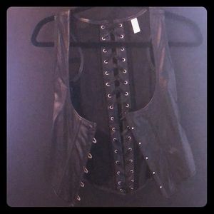 Black corset; never worn